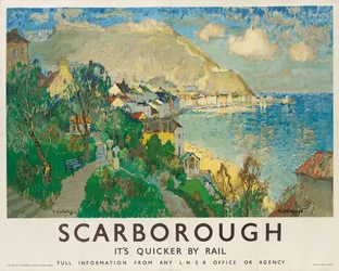 An advertising poster for Scarborough