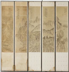 Landscape Scenes, Choson dynasty