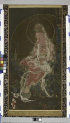 Willow-Branch Bodhisattva Avalokiteshvara (Kwanseûm Posal) Seated in a Paradise Garden, Koryo Dynasty
