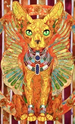 Mystical Egyptian Cat