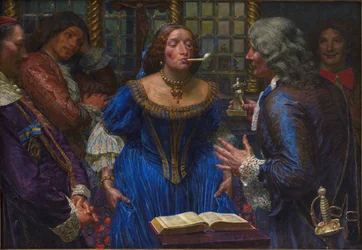 Queen Christina of Sweden in the Palazzo Corsini, 1908
