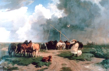 Horses in the Storm