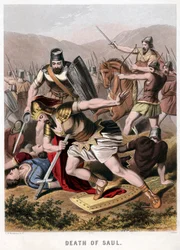 Death of Saul and His Armour Bearer in Battle with the Philistines, 1870