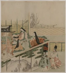Court Ladies Making Dolls