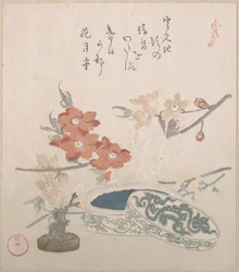 Peach Blossoms, a Seal and a Seal Box