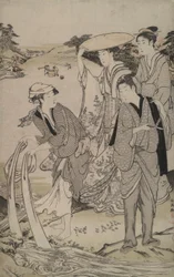 Tamagawa at Province of Musashi from the Six Jewel Rivers