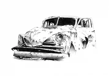 Abandoned Classic Car