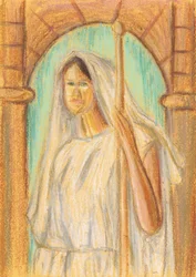 Ancient Veiled Woman