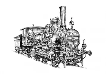 Classic Steam Locomotive