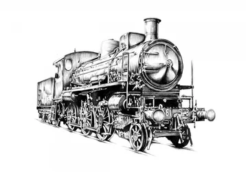 Classic Steam Locomotive