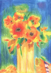 Flower Art Drawing Sketch 23
