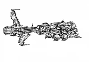 Futuristic Spacecraft Design
