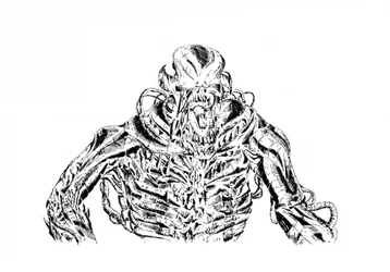 Intense Cyborg Monster