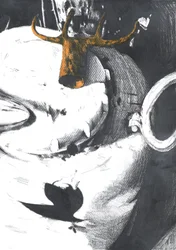 Mysterious Antlered Figure