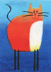 Smiling Orange Cat