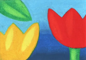 Vibrant Floral Abstract