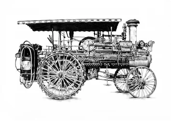Vintage Steam Tractor