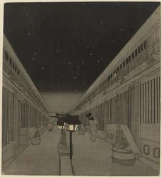 Yoshiwara at night