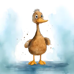 Duck in the Field 1