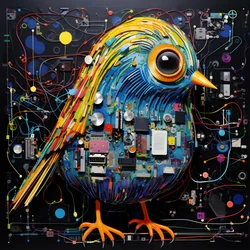 Graffiti Bird 4