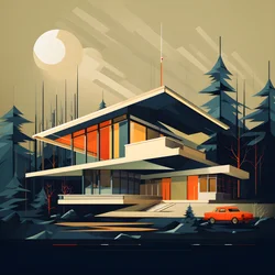 Modern Mid-Century Design Graphic 2