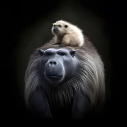 Capybara Mixed with a Silverback Gorilla 2