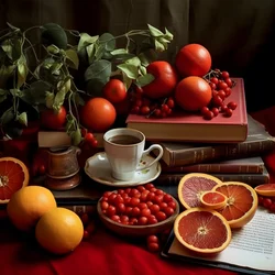 citrus fruits red book coffee 1