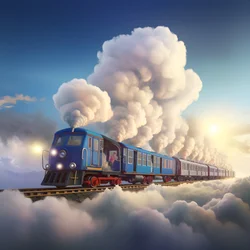 A Fast Moving Social Media Train Flying Through the Clouds Hanging by a Thread 2