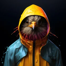 An Animal in a Raincoat