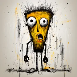 Yellow Cartoon Character 1