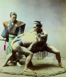 Sumo Wrestlers, c.1880