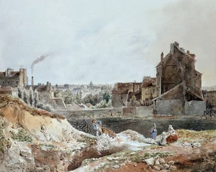 Montmartre in 1833 by Goblain (Quarries)