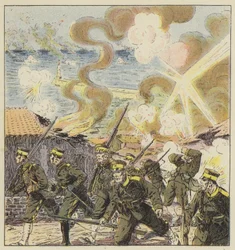 Bombardment of Gensan by the Russian fleet from Vladivostok