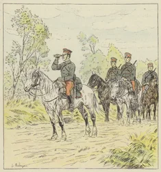 Japanese cavalry on reconnaissance