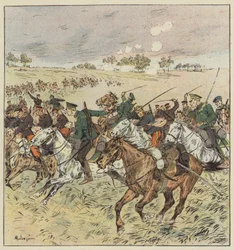 Cavalry combat at Oua-Fan-Gou
