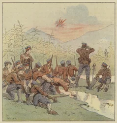 Japanese Infantry Hidden in the Gaolian