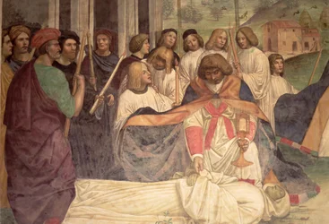 The Death of St. Benedict (detail)