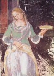 Servant Holding a Basket (detail)