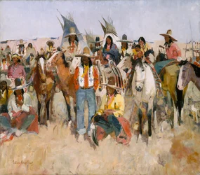 Jicarilla Apache Fiesta, 1934