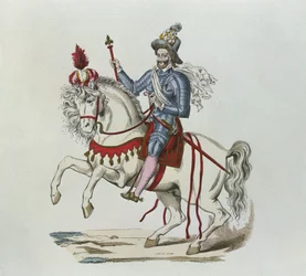 Equestrian Portrait of Henri IV in 1596