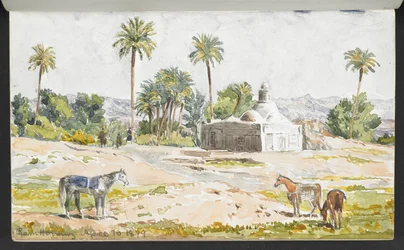 Illustration from Sketch-books of Lady A. Blunt