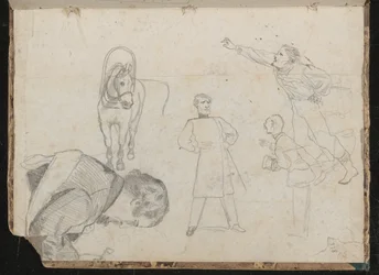 Studies of a Horse and Man