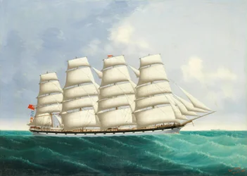 The County of Edinburgh under full sail