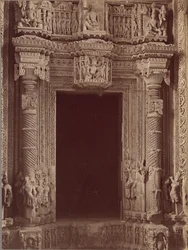 Inside Doorway Sas Bahu Temple, Gwalior