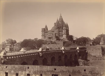 The Great Temple from Fort, Orchha