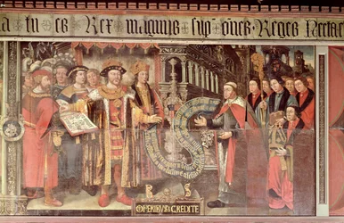 Bishop Robert Sherburne with Henry VIII