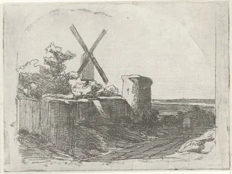Ruin with Mill