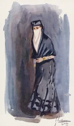 People of Egypt: Egyptian Woman, Middle Class, Horma