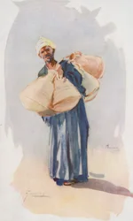 People of Egypt: Water-Jar Seller, Baia Ballassi