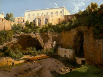 View of a Villa, Pizzofalcone, Naples, c.1819
